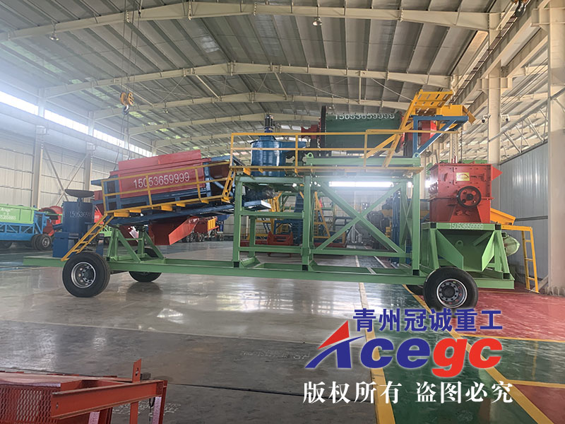 移動球磨制砂選礦設備